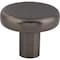 Elements 1-1/4" Diameter Brushed Pewter Gibson Cabinet Knob 105BNBDL - alternate 1